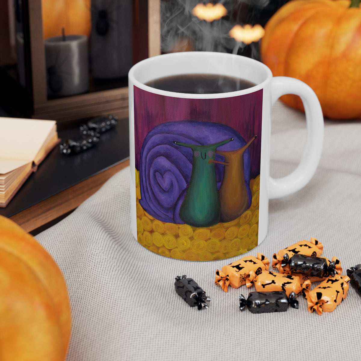 "Let's Run Away Together" Ceramic Mug