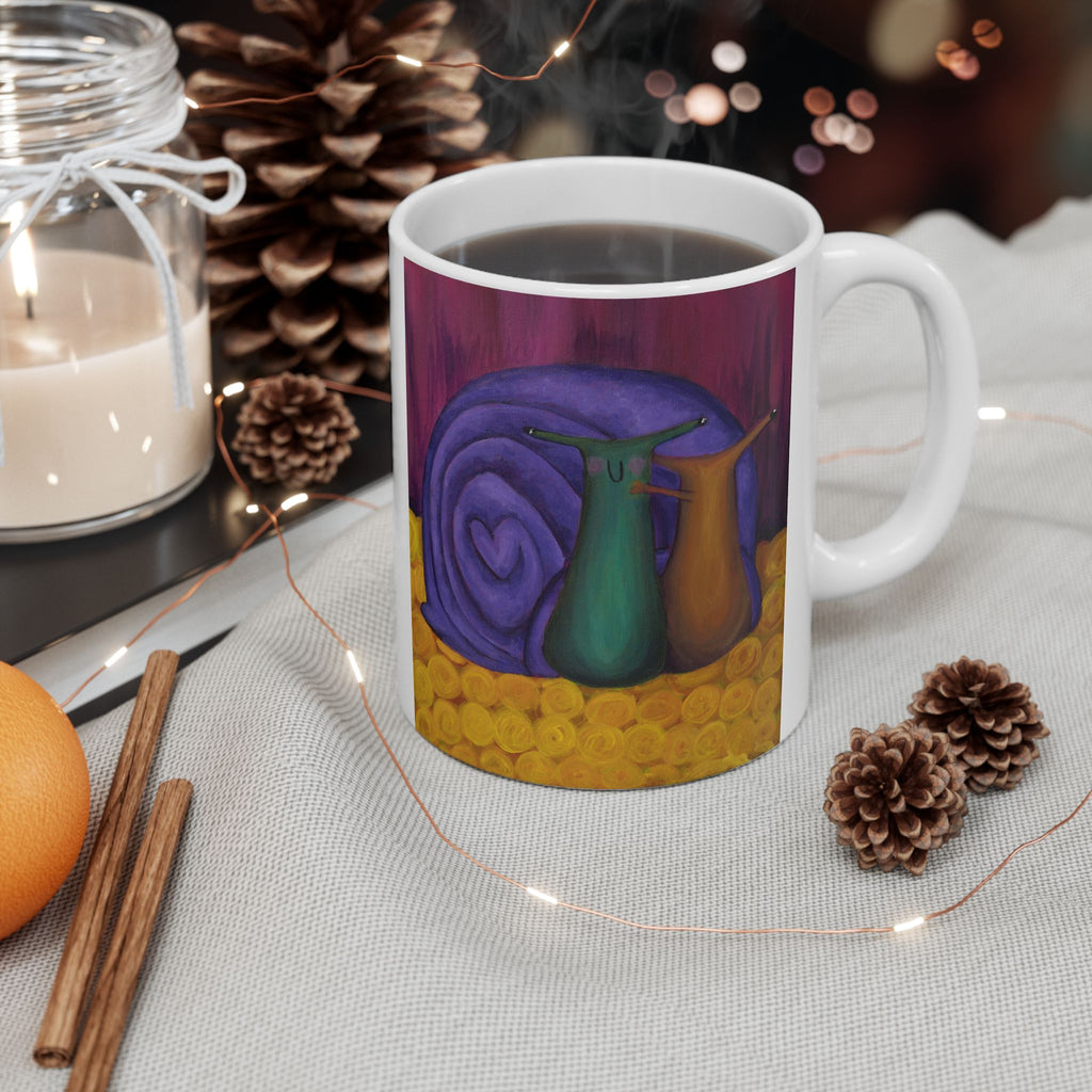 "Let's Run Away Together" Ceramic Mug