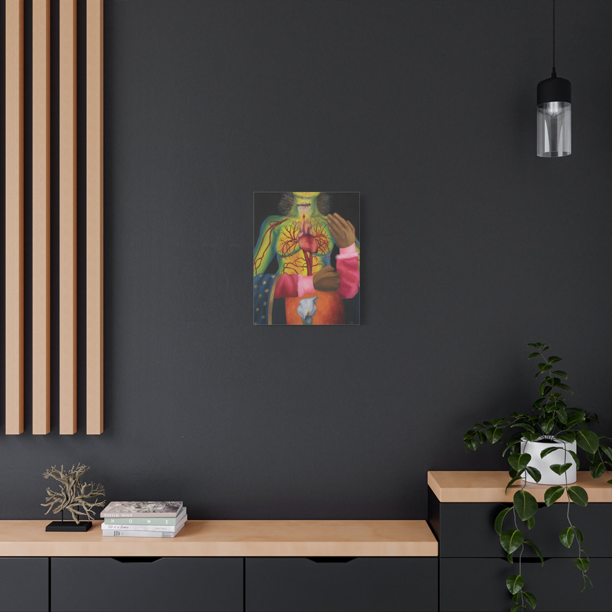 'Corpus Christi, Sáname' Print on Canvas