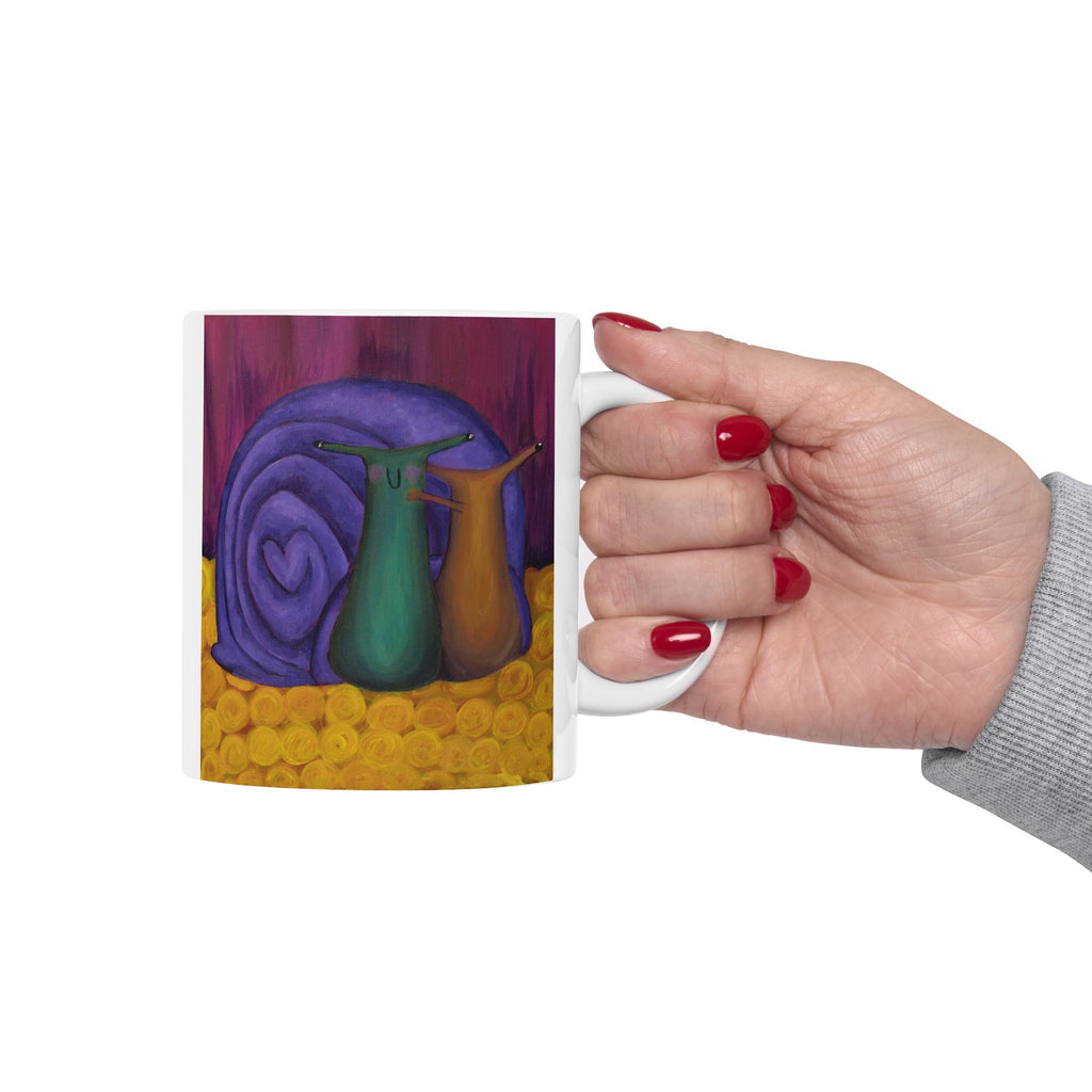 "Let's Run Away Together" Ceramic Mug