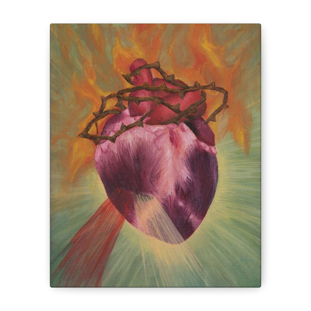 'Sacred Heart' Print on Canvas