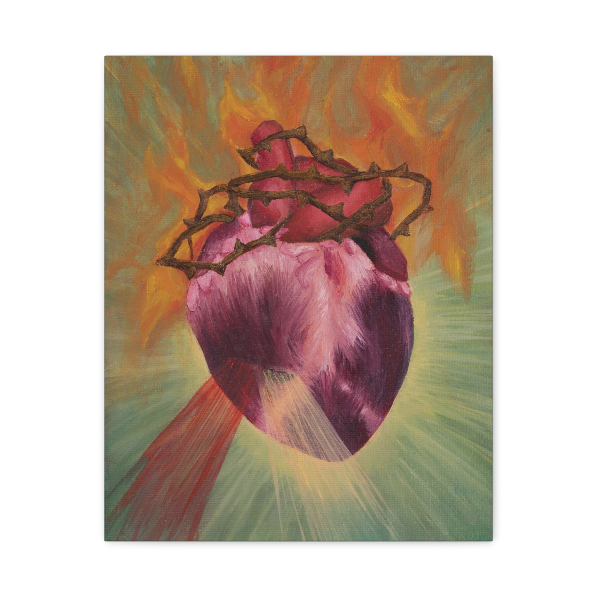 'Sacred Heart' Print on Canvas