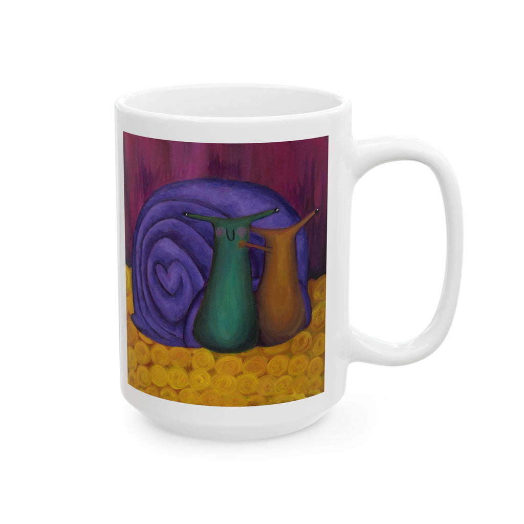 "Let's Run Away Together" Ceramic Mug