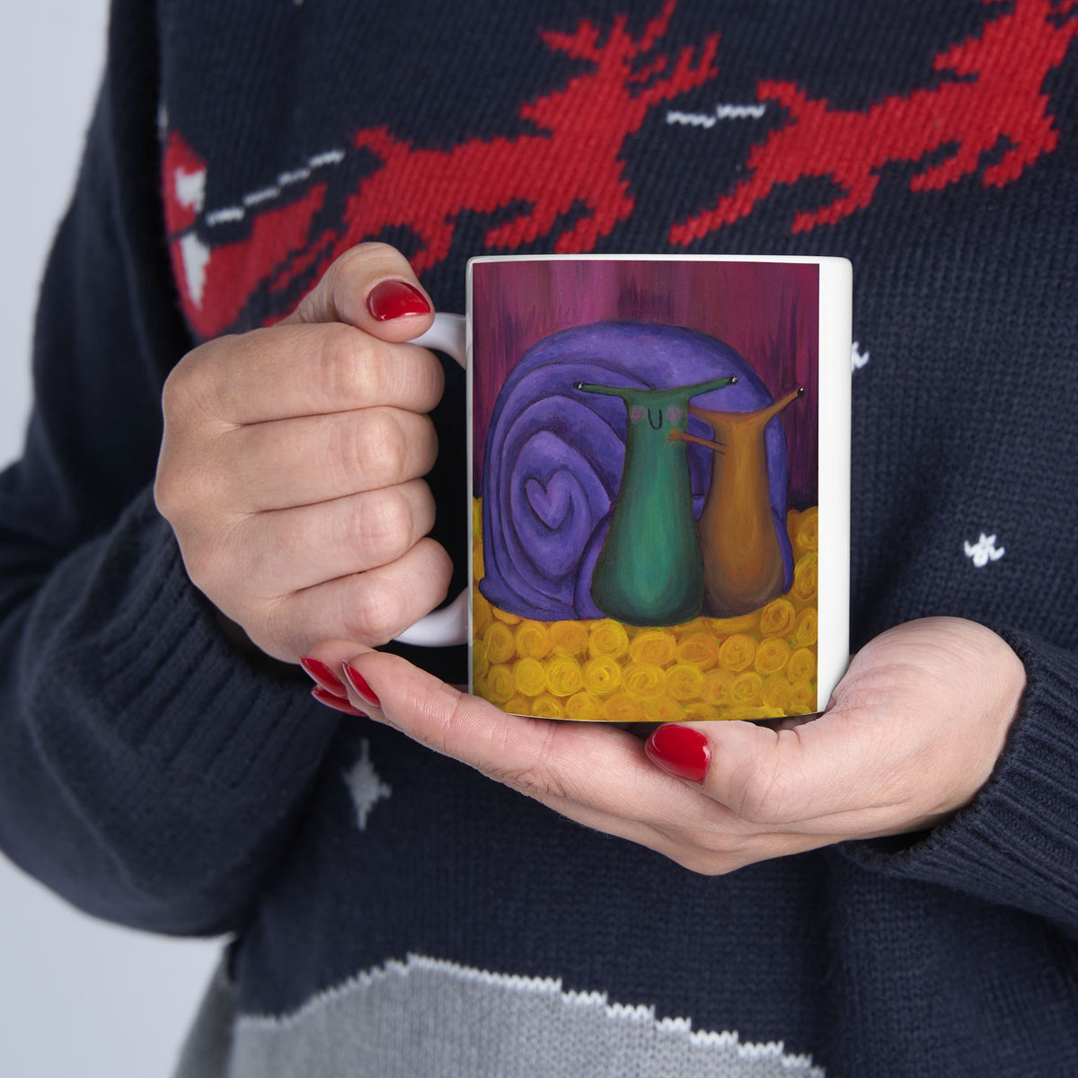 "Let's Run Away Together" Ceramic Mug