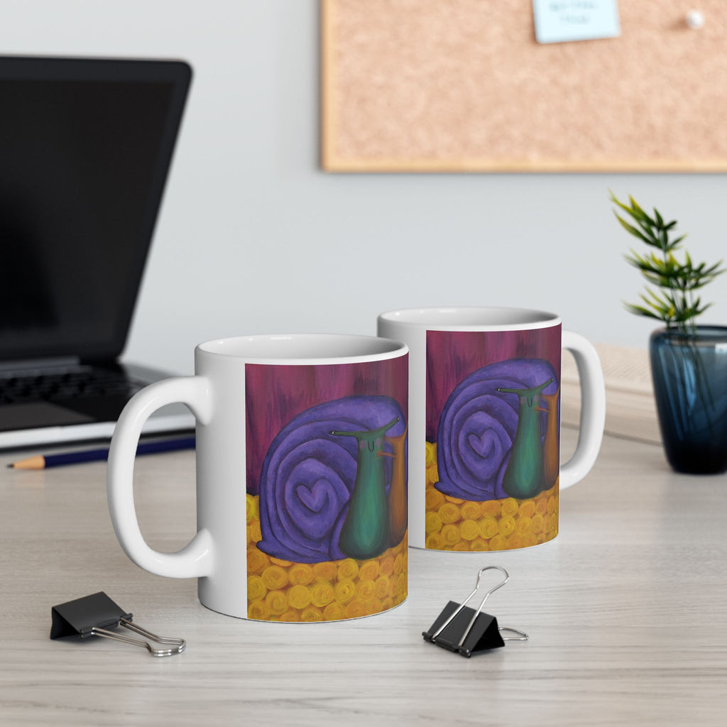 "Let's Run Away Together" Ceramic Mug