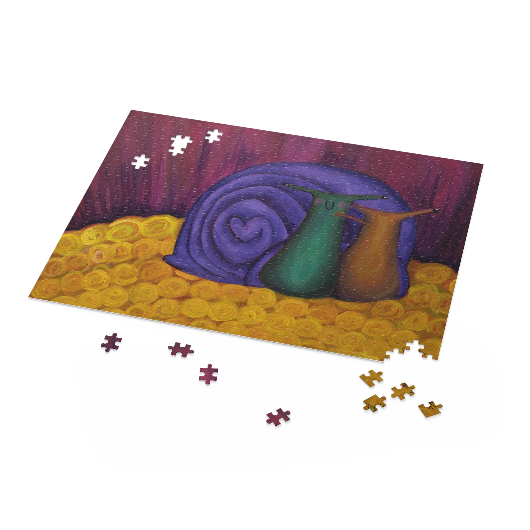'Let's Run Away Together' Jigsaw Puzzle