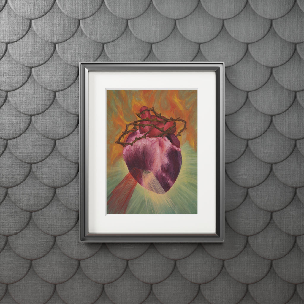 'Sacred Heart' Print on Fine Art Paper