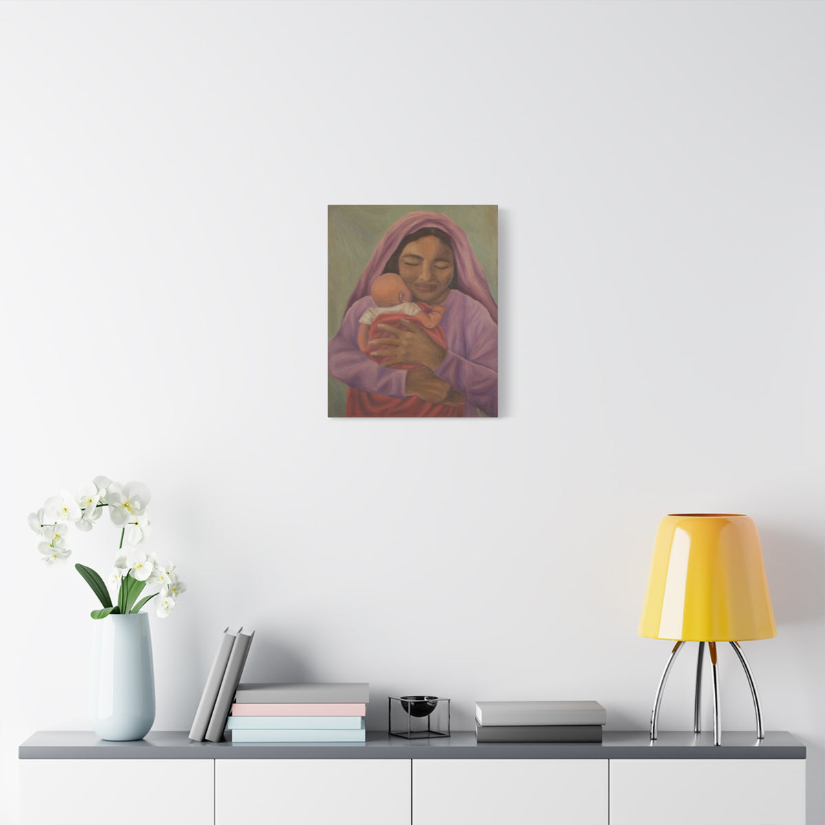 'Blessed is She (Virgencita)' Print on Canvas