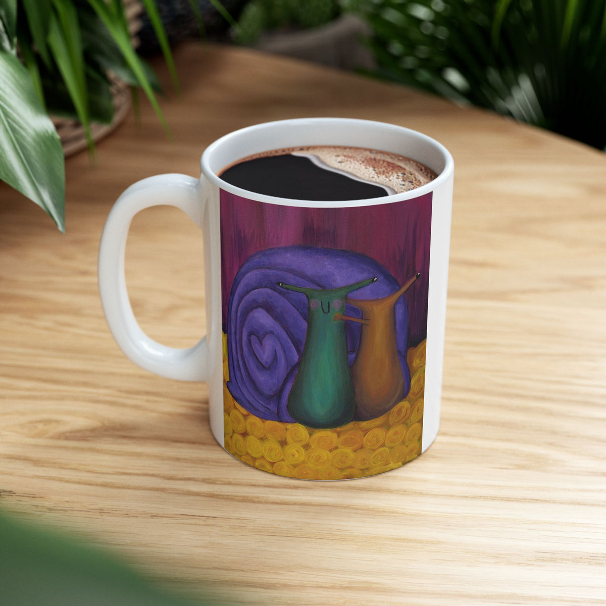 "Let's Run Away Together" Ceramic Mug
