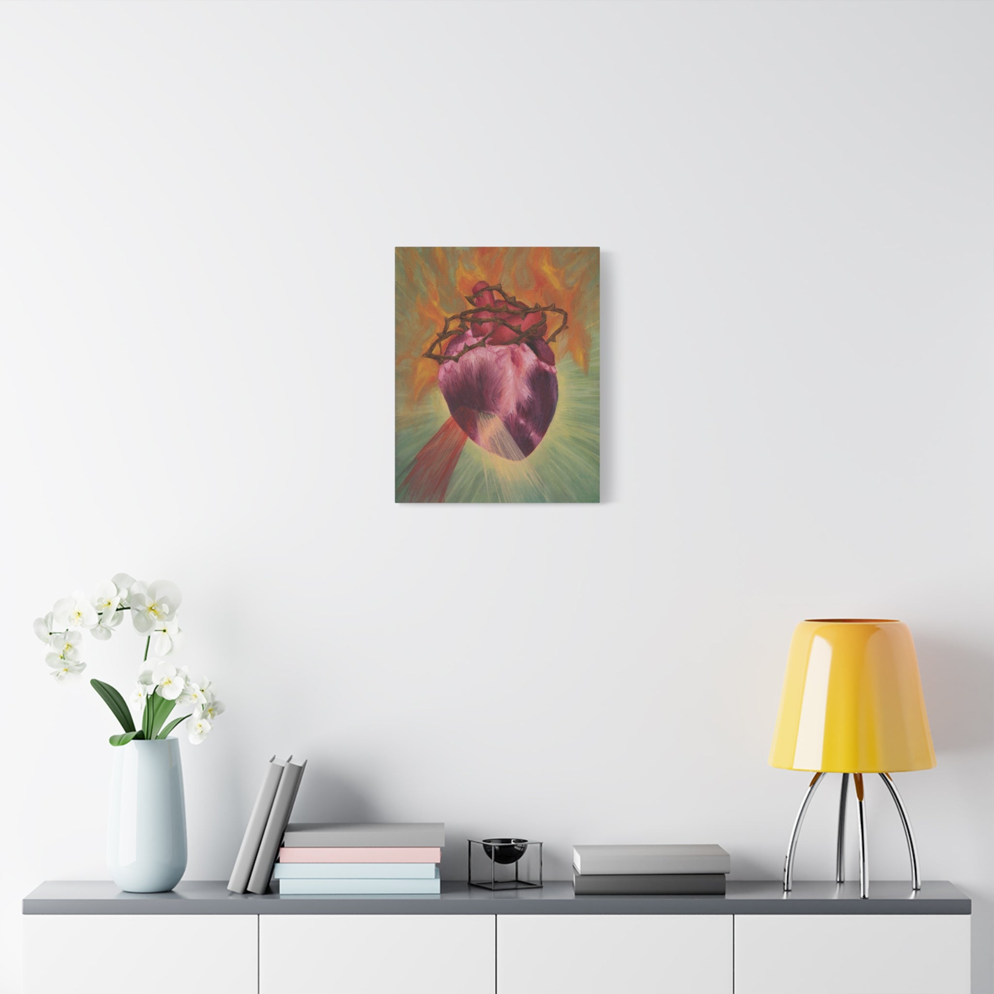 'Sacred Heart' Print on Canvas