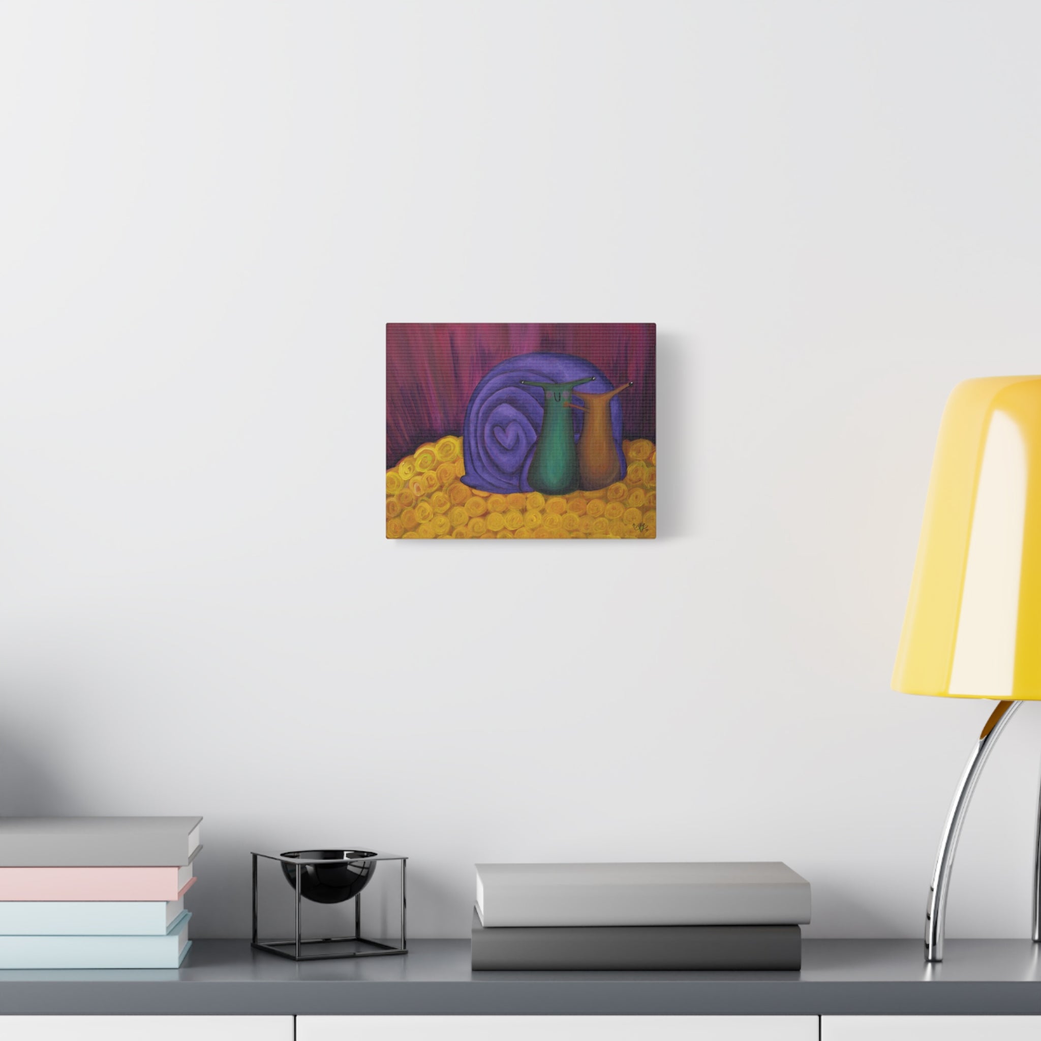 'Let's Run Away Together' Print on Canvas