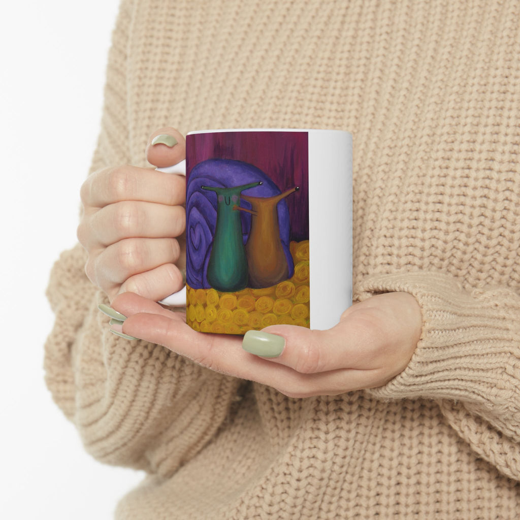 "Let's Run Away Together" Ceramic Mug