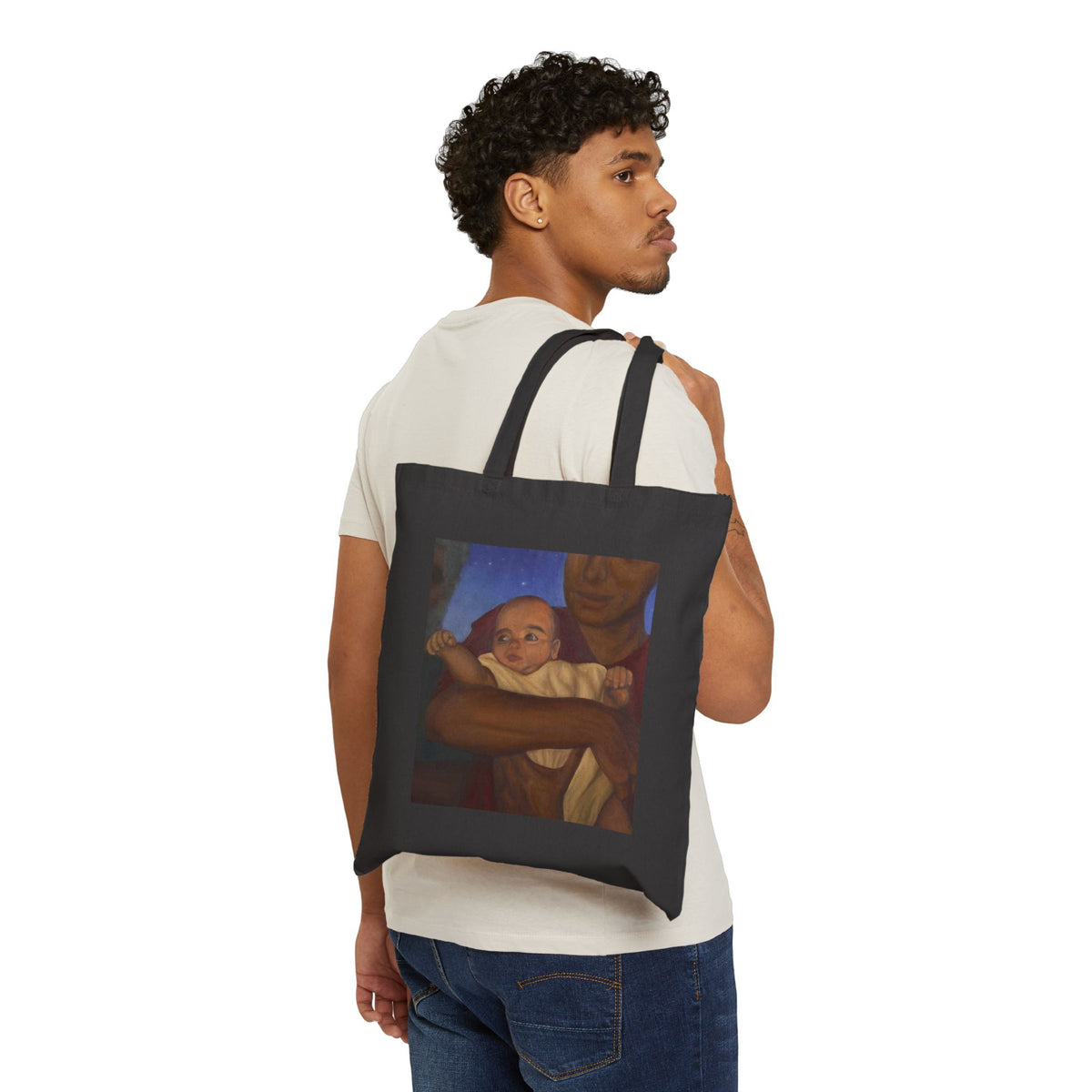 'More Than the Stars in the Sky' Canvas Tote