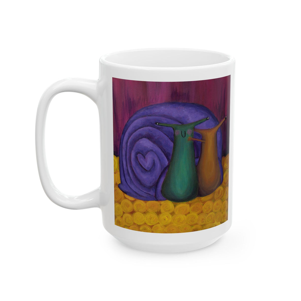 "Let's Run Away Together" Ceramic Mug