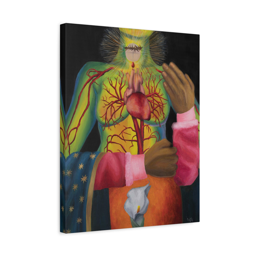 'Corpus Christi, Sáname' Print on Canvas
