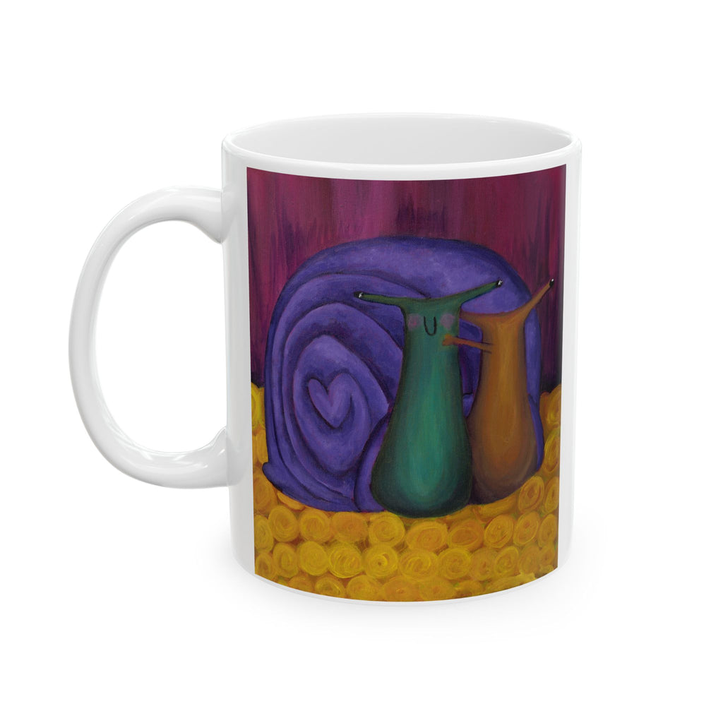 "Let's Run Away Together" Ceramic Mug