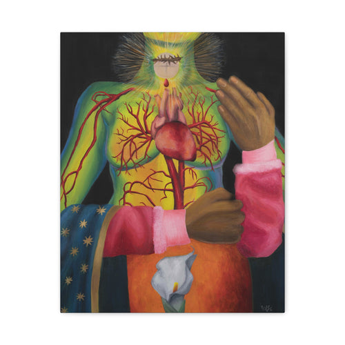 'Corpus Christi, Sáname' Print on Canvas