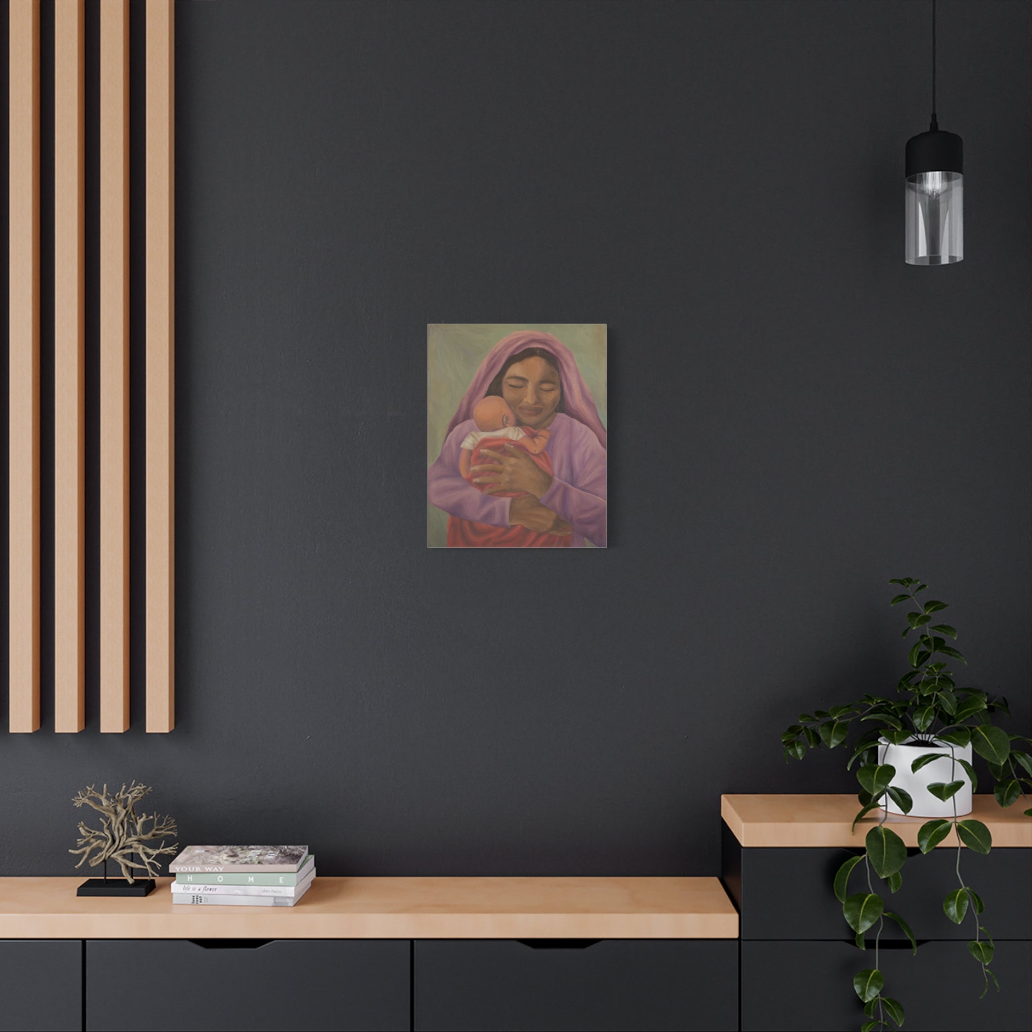 'Virgencita - Blessed is She' Print on Canvas