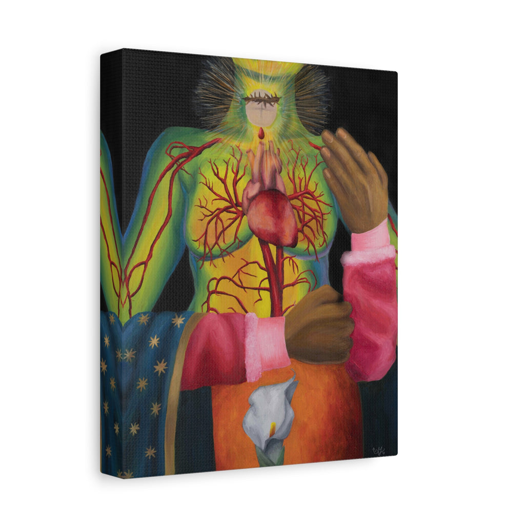 'Corpus Christi, Sáname' Print on Canvas