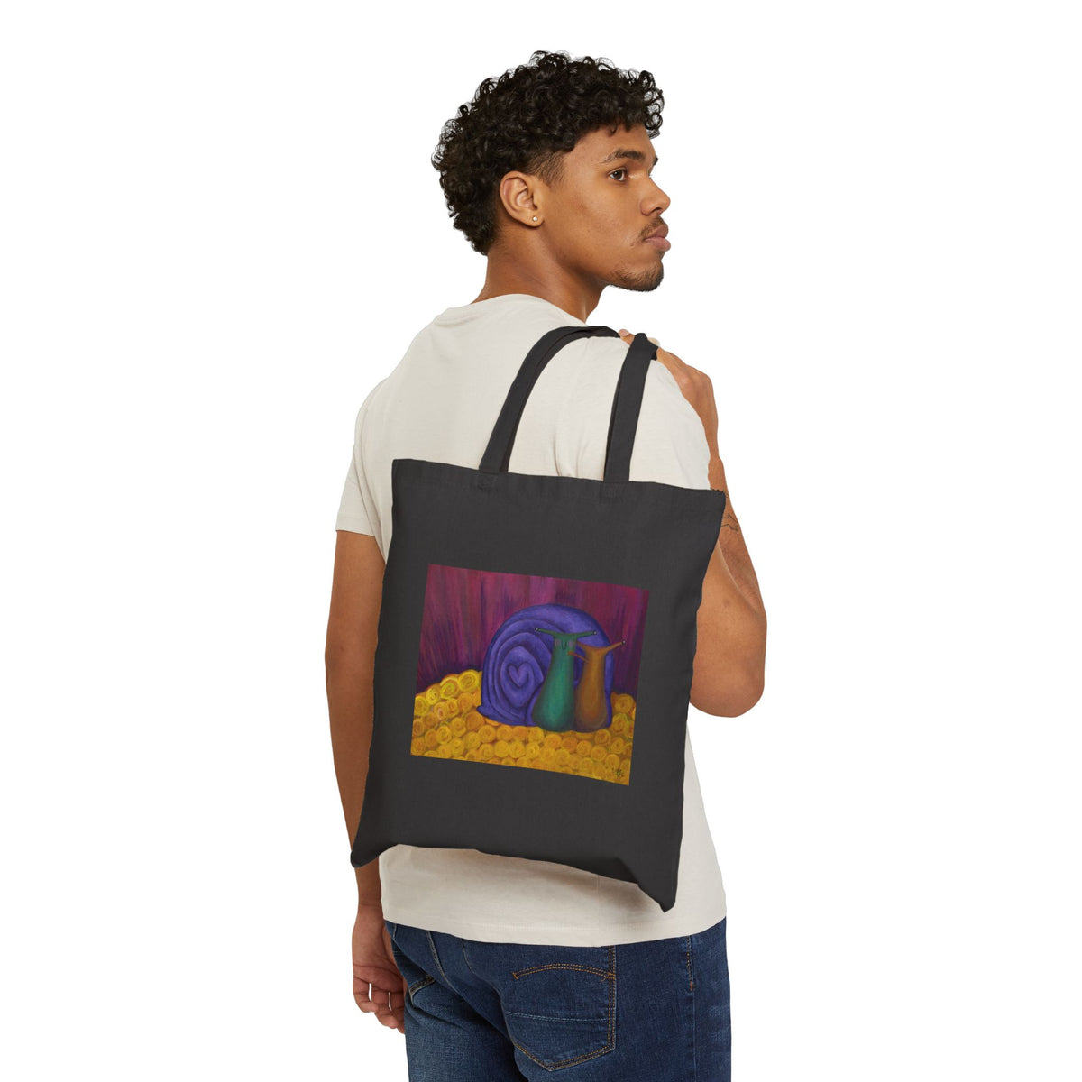 "Let's Run Away Together" Canvas Tote Bag