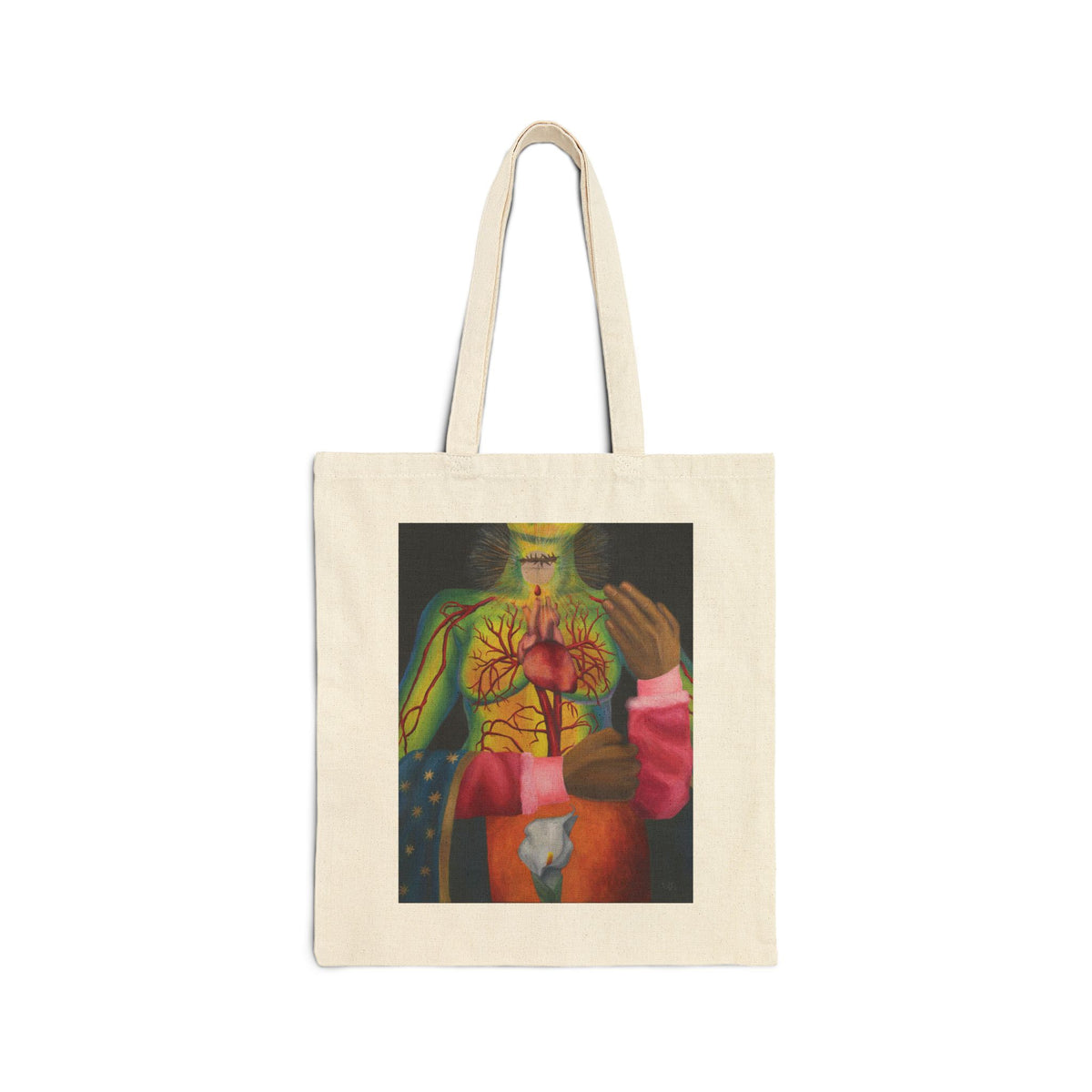 'Corpus Christi, Sáname' Canvas Tote Bag