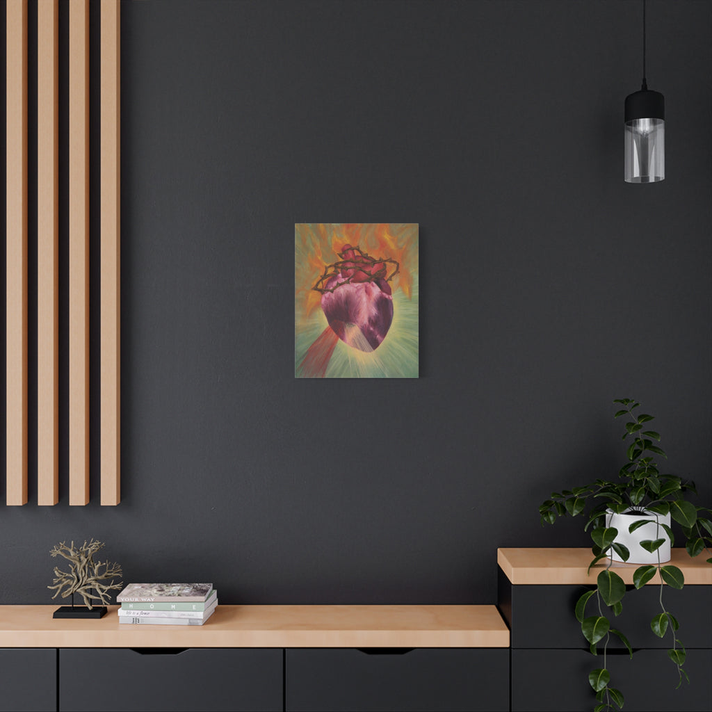'Sacred Heart' Print on Canvas
