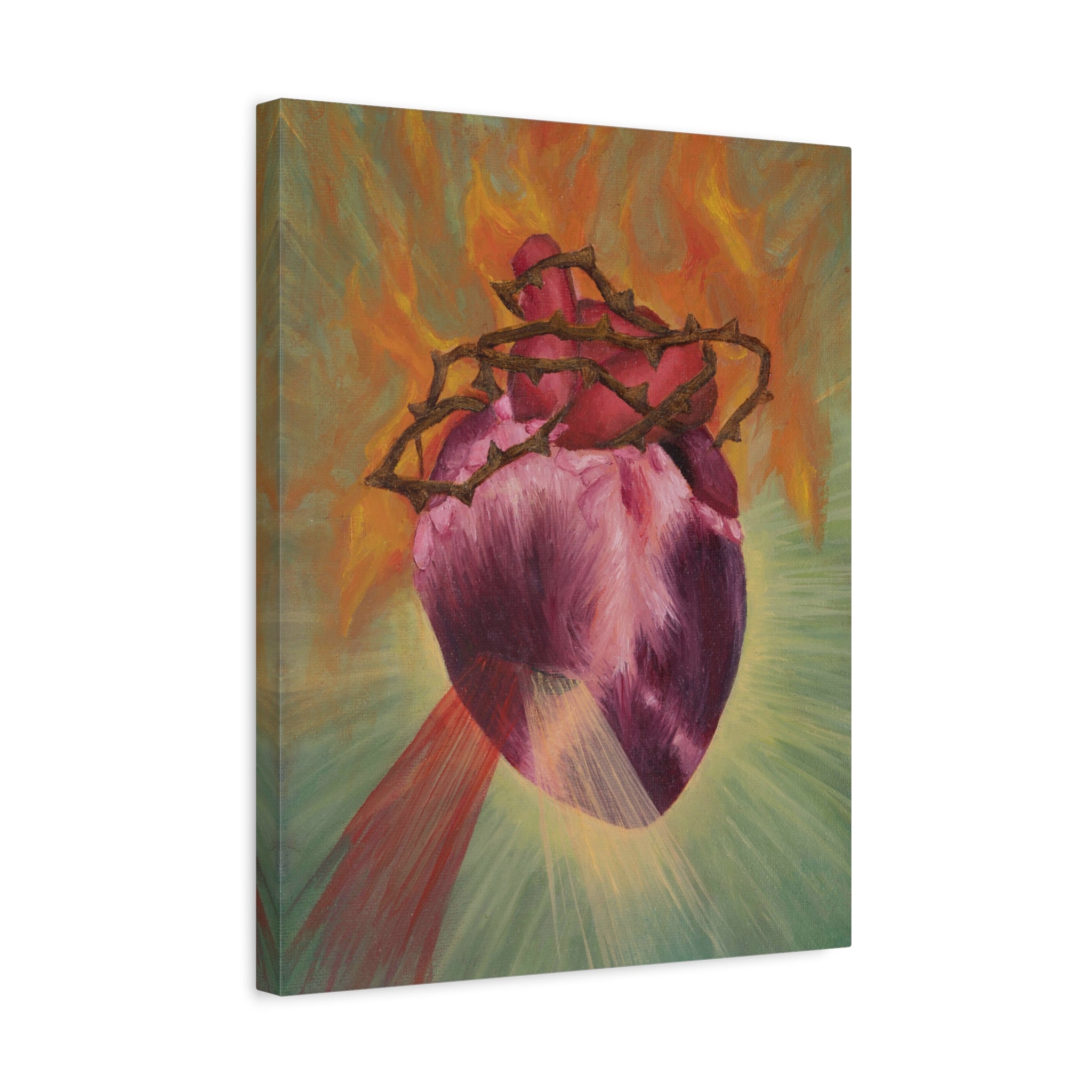 'Sacred Heart' Print on Canvas