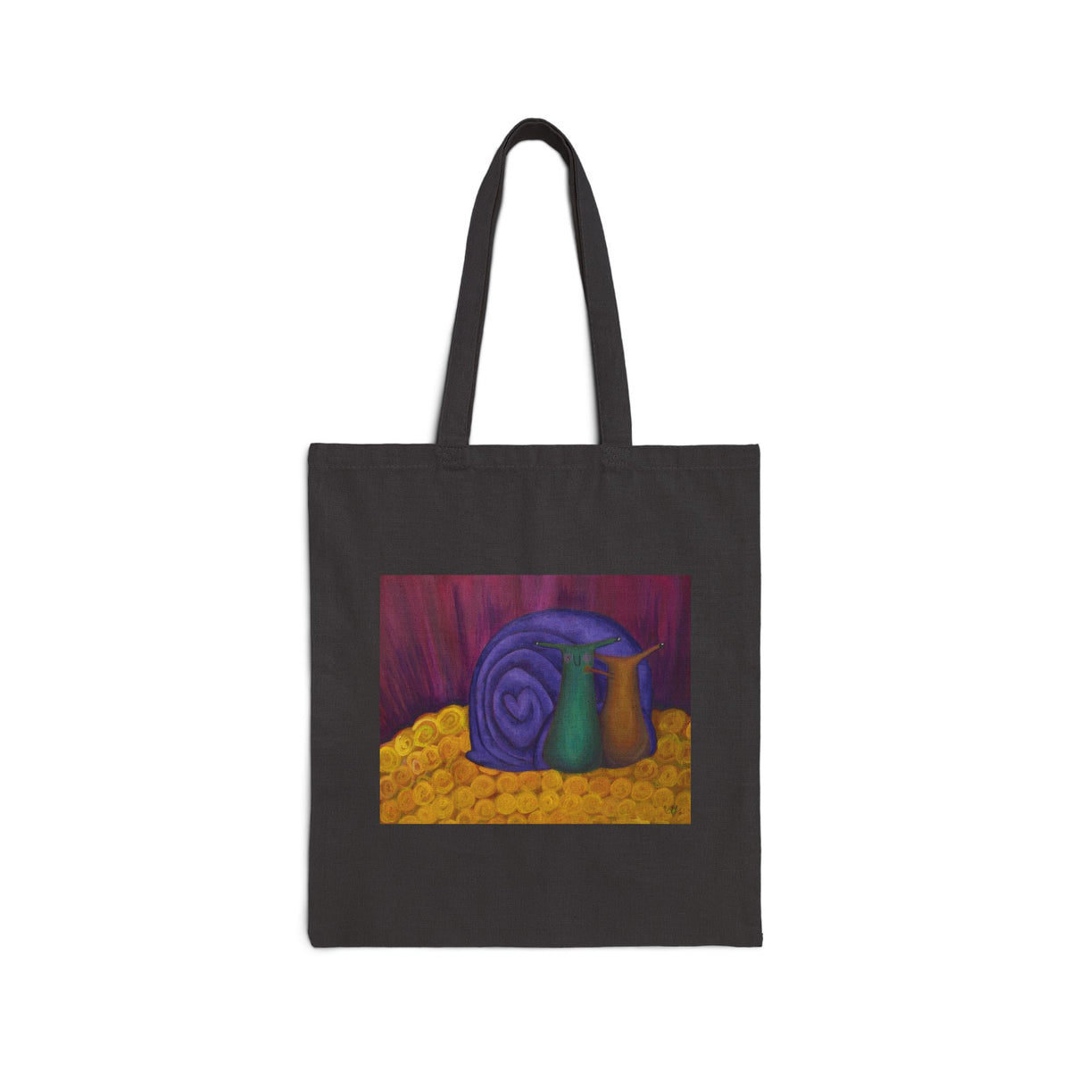 "Let's Run Away Together" Canvas Tote Bag