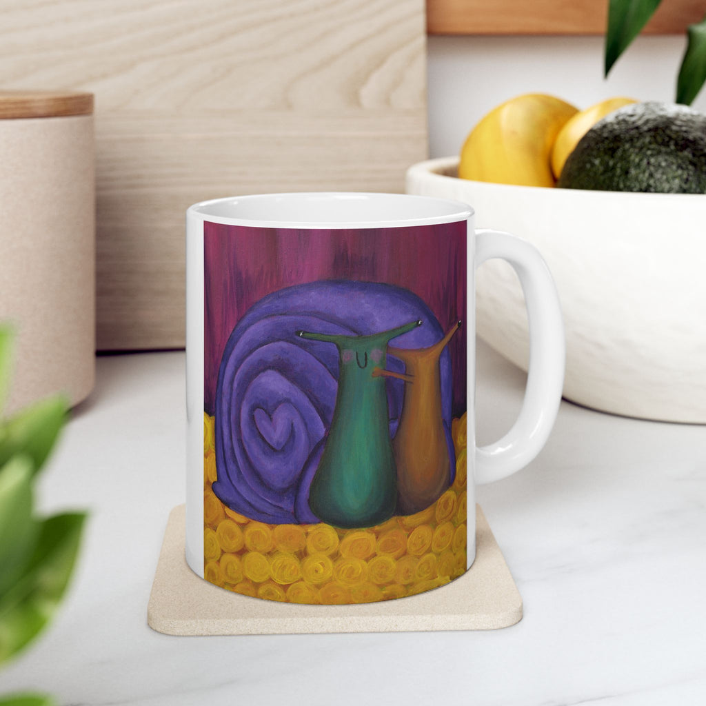 "Let's Run Away Together" Ceramic Mug